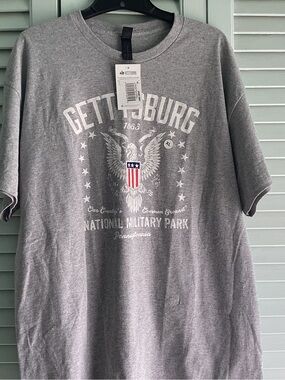 Urge Gray Gettysburg Graphic Short Sleeve Tee